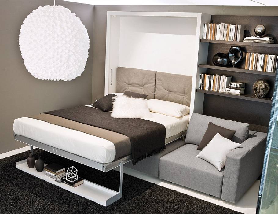Çift kişilik duvar yatağı fms mobilya deco i̇ç dekorasyon ahşap homify