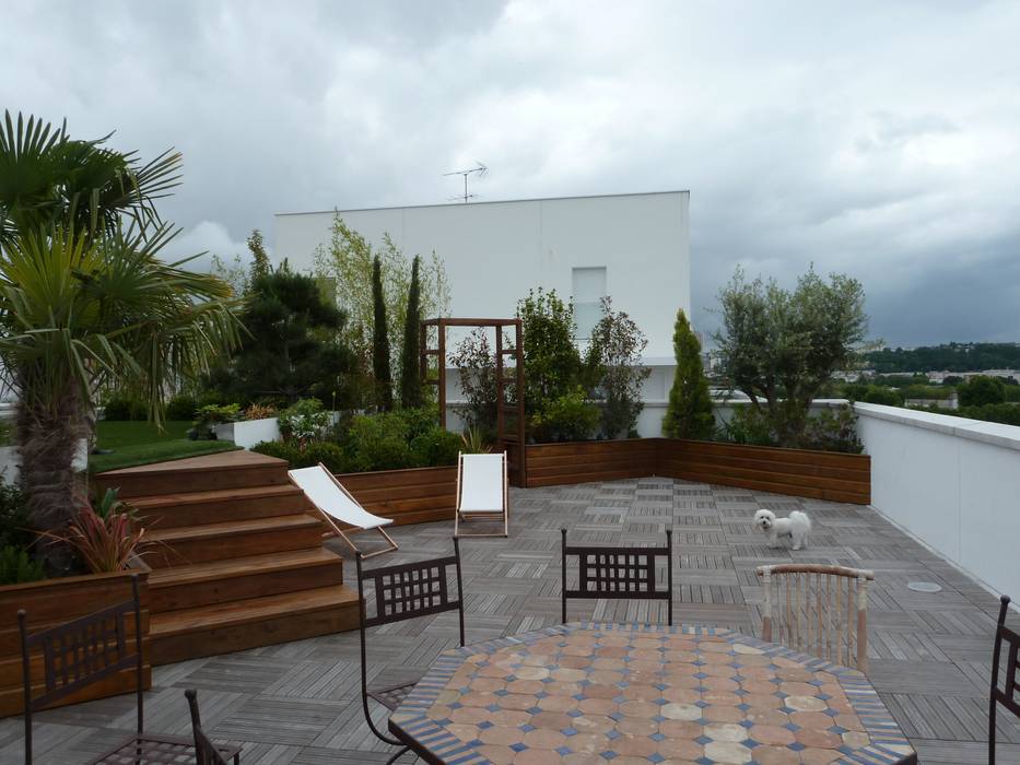 Terrasses et Balcons, Scènes d'extérieur Scènes d'extérieur Modern balcony, veranda & terrace