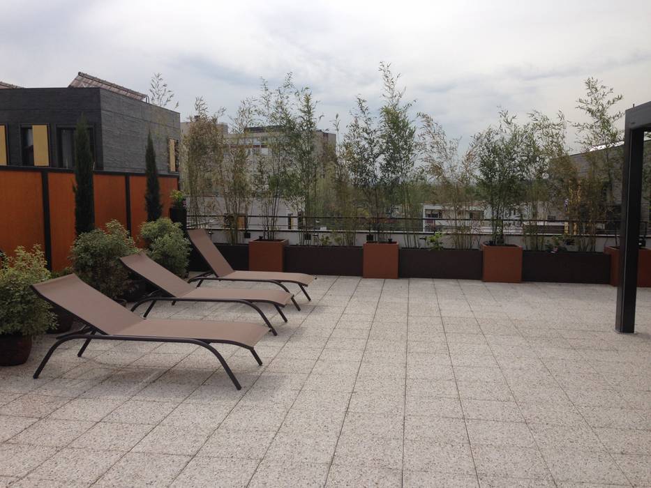 Terrasses et Balcons, Scènes d'extérieur Scènes d'extérieur Modern balcony, veranda & terrace