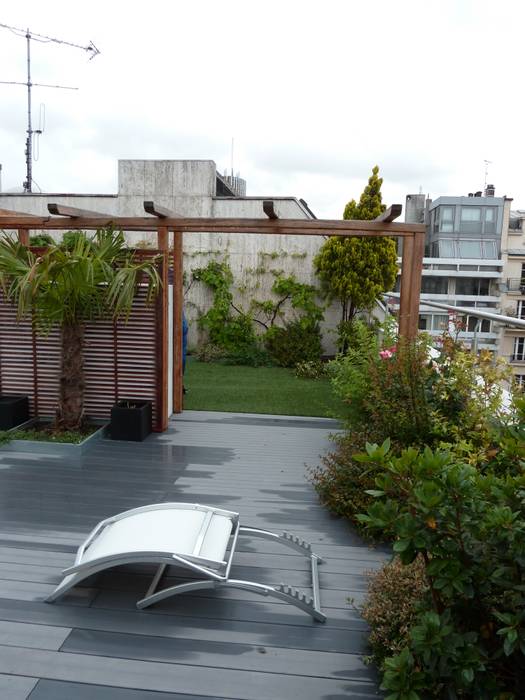 Terrasses et Balcons, Scènes d'extérieur Scènes d'extérieur Modern balcony, veranda & terrace