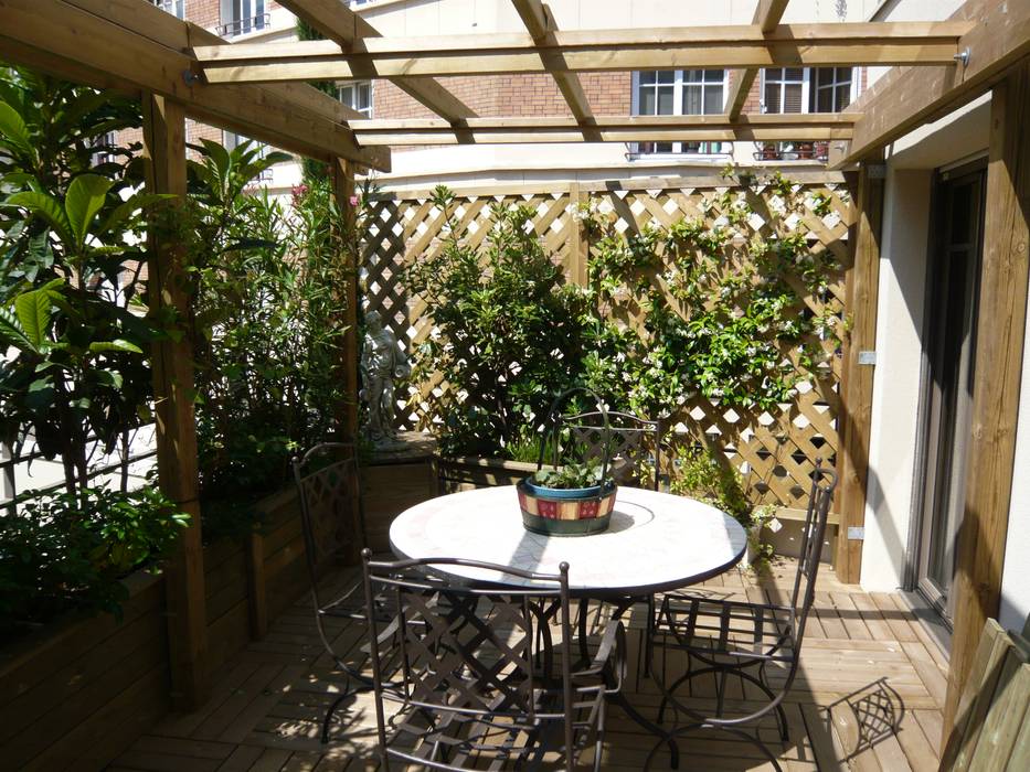 Terrasses et Balcons, Scènes d'extérieur Scènes d'extérieur Varandas, alpendres e terraços modernos