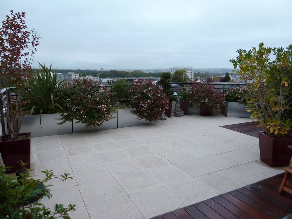 Terrasses et Balcons, Scènes d'extérieur Scènes d'extérieur Modern style balcony, porch & terrace