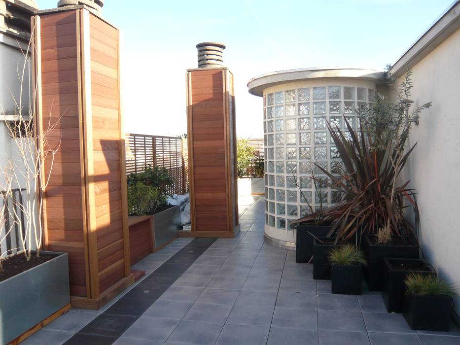 Terrasses et Balcons, Scènes d'extérieur Scènes d'extérieur Modern balcony, veranda & terrace