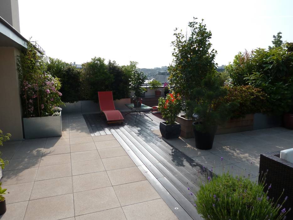 Terrasses et Balcons, Scènes d'extérieur Scènes d'extérieur Modern balcony, veranda & terrace