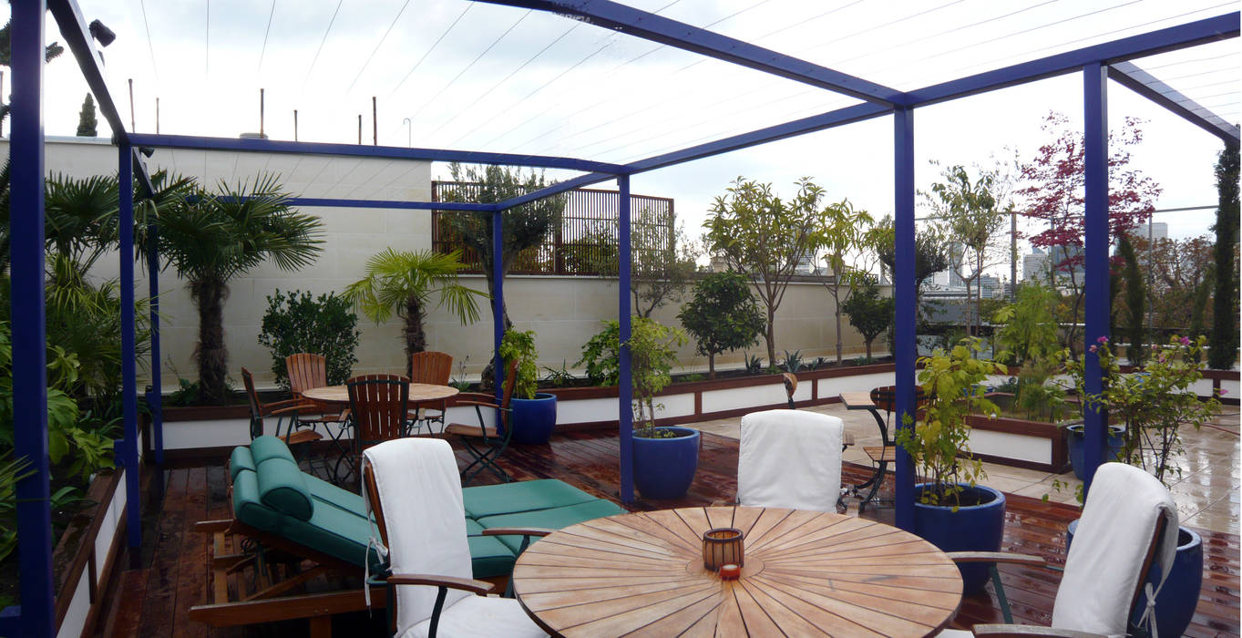 Terrasses et Balcons, Scènes d'extérieur Scènes d'extérieur Modern balcony, veranda & terrace