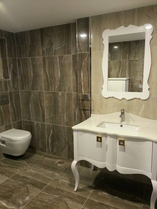 iç mimari tasarım ve uygulama, FG Mimarlık FG Mimarlık カントリースタイルの お風呂・バスルーム