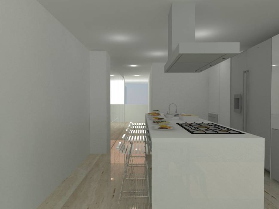 COCINA, ARCE FLORIDA LLC ARCE FLORIDA LLC Cozinhas modernas Madeira Efeito de madeira