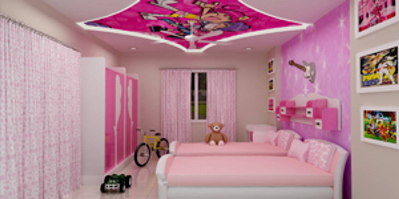 Kids Room Designs, EXOTIC FURNITURE AND INTERIORS EXOTIC FURNITURE AND INTERIORS Modern nursery/kids room Property,Photograph,Decoration,Building,White,Purple,Product,Interior design,Textile,Lighting