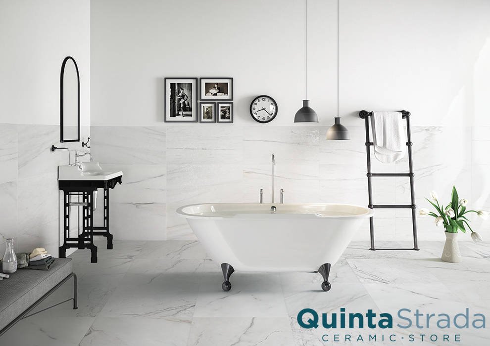 Gres porcellanato effetto marmo, Quinta Strada - Ceramic Store Quinta Strada - Ceramic Store กำแพง กระเบื้อง