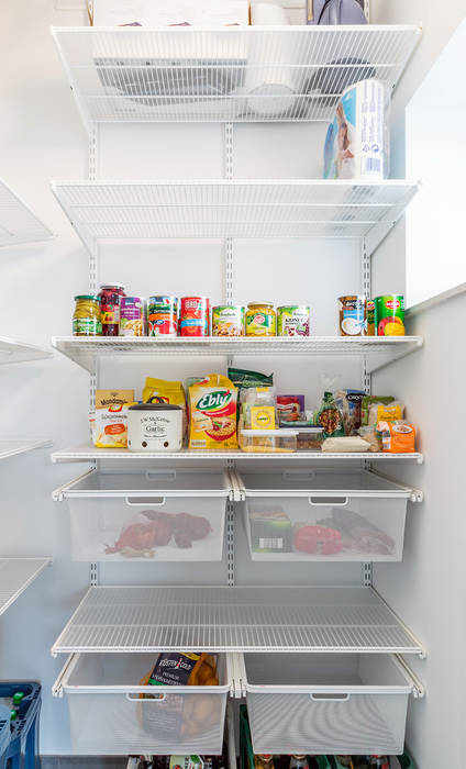 Speisekammer elfa deutschland gmbh moderne küchen metall weiß | homify