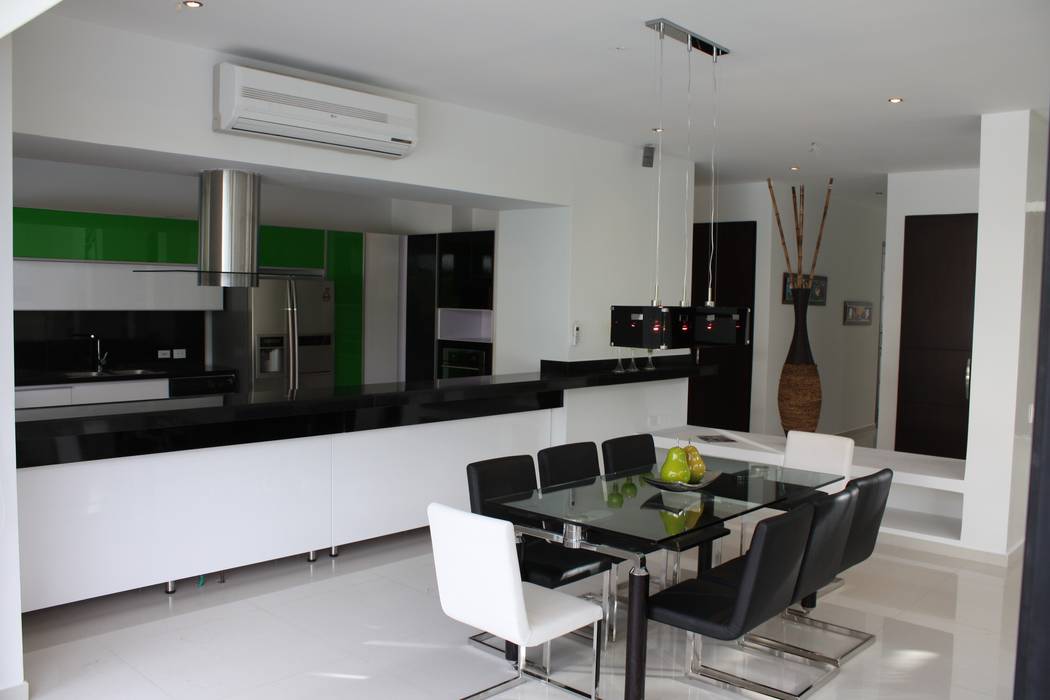 Vista Comedor. homify Casas modernas Concreto