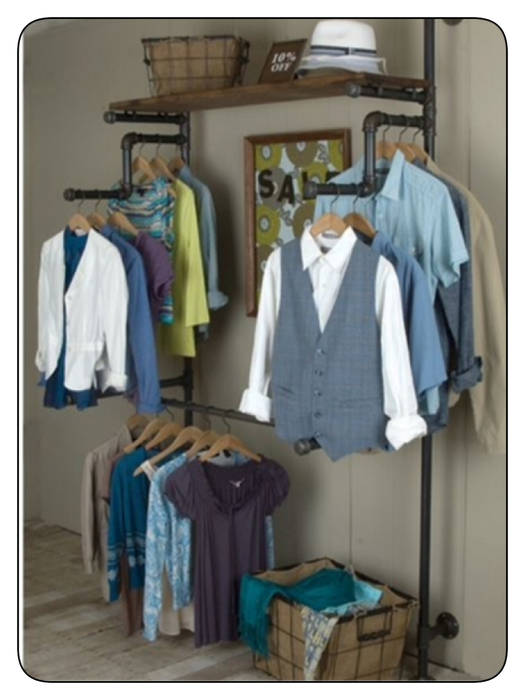 Askılık&Giyinme Odası, Gepettonun Atölyesi Gepettonun Atölyesi Industrial style dressing room Wardrobes & drawers