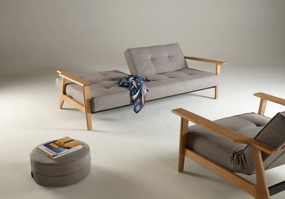 SPLITBACK FREJ SOFABED, Adalılar Mobilya (İNNOVATİONLİVİNG) Adalılar Mobilya (İNNOVATİONLİVİNG) 客廳 木頭 Wood effect 沙發與扶手椅