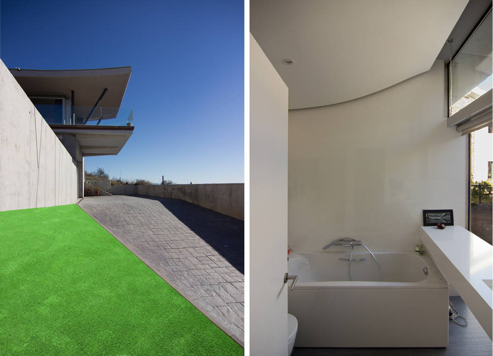 Vistas de la vivienda eidée arquitectes S.L.P. Casas de estilo minimalista