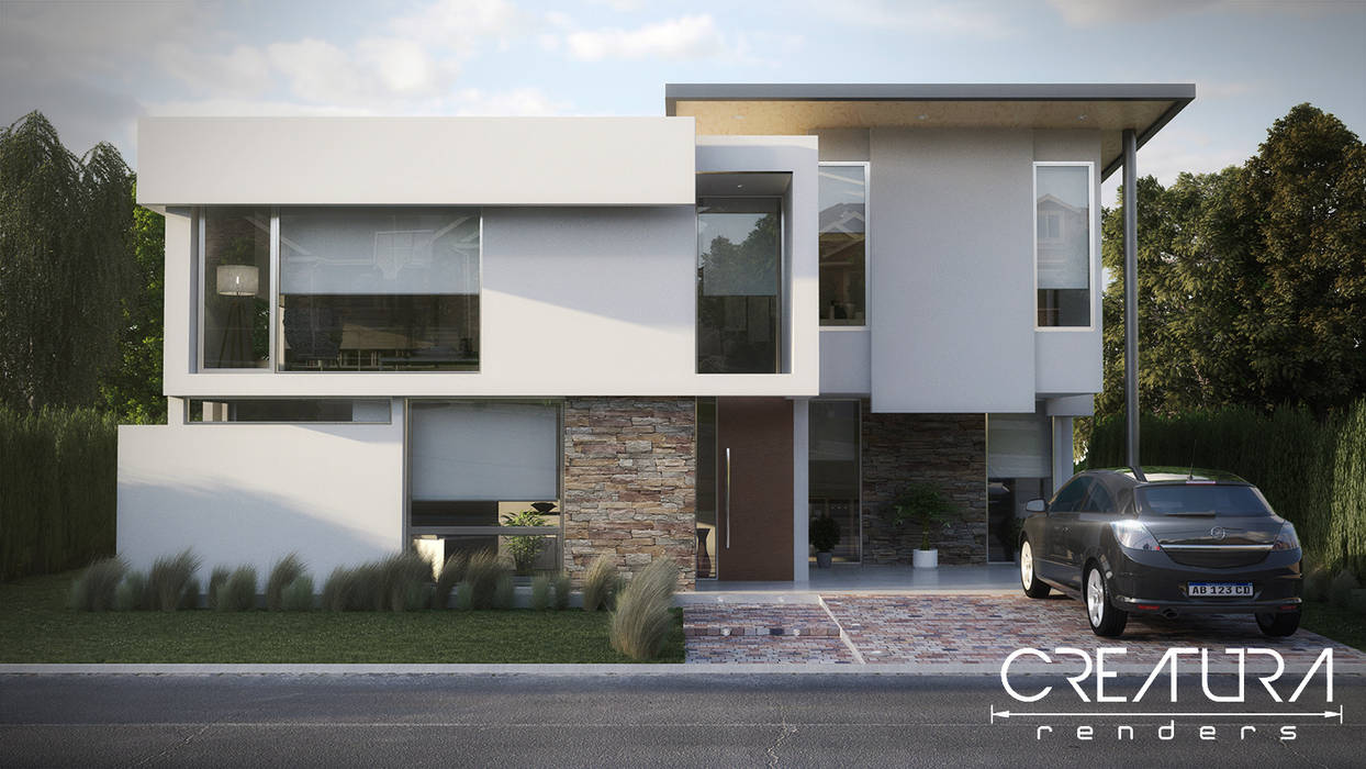 Galeria 2, Creatura Renders Creatura Renders Modern Houses