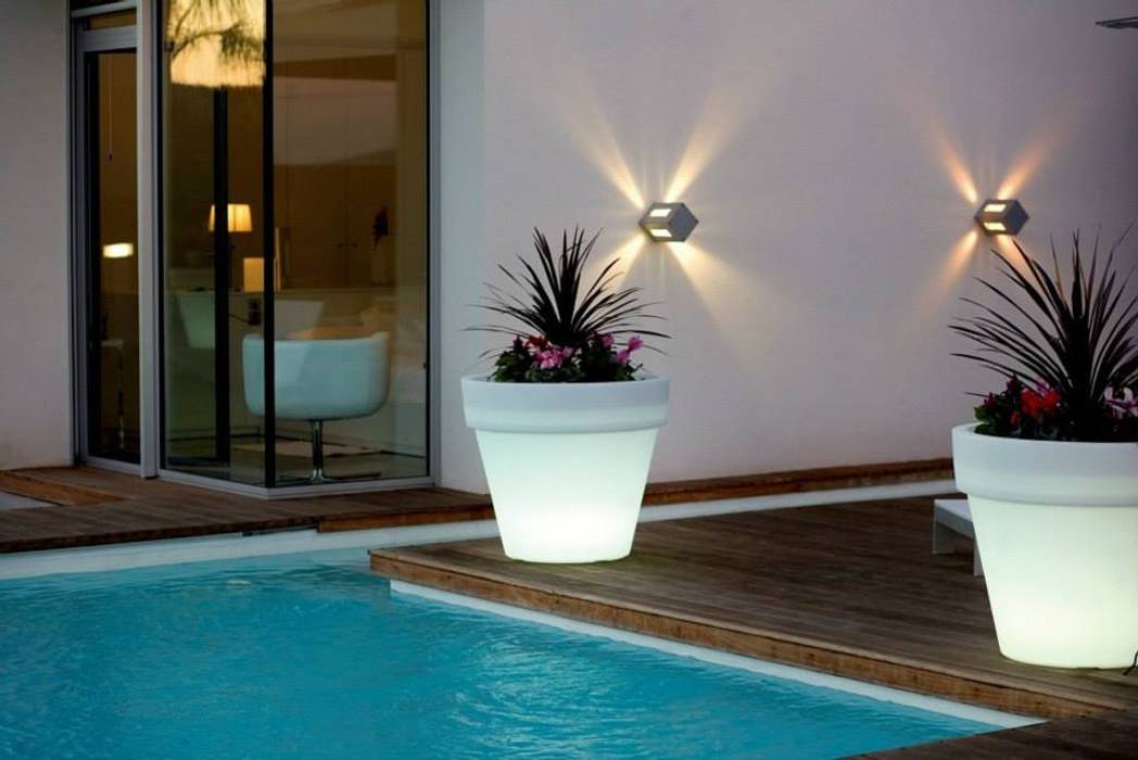 MACETAS LUMINOSAS, Led Deco y Design Led Deco y Design สวน ไฟกลางแจ้ง