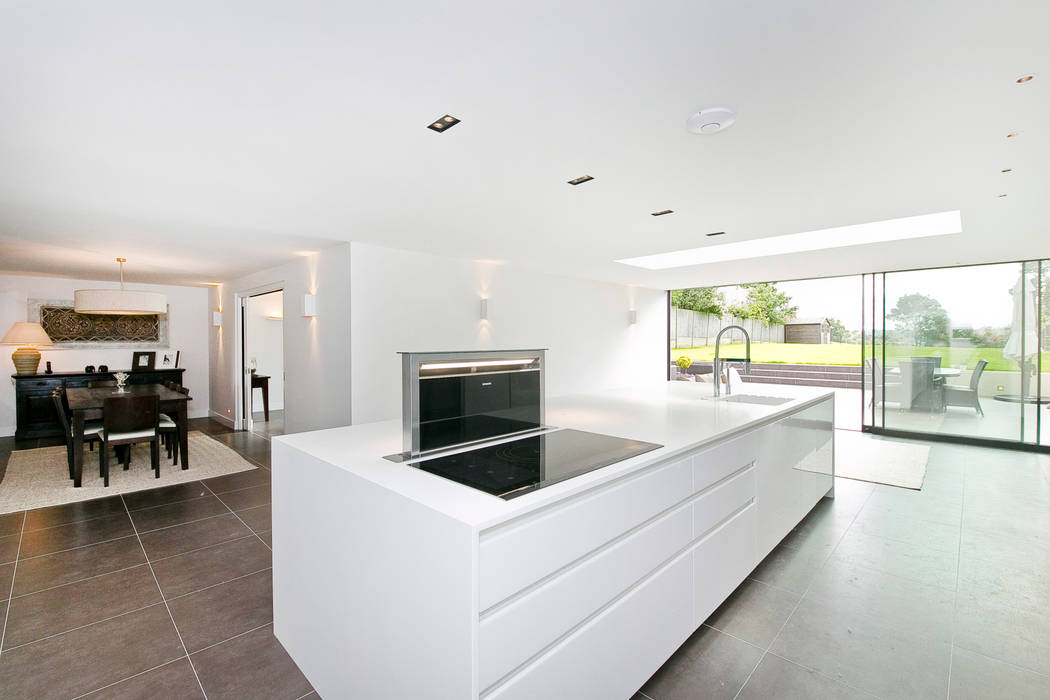 Private residential house - Elstree, New Images Architects New Images Architects モダンデザインの ダイニング
