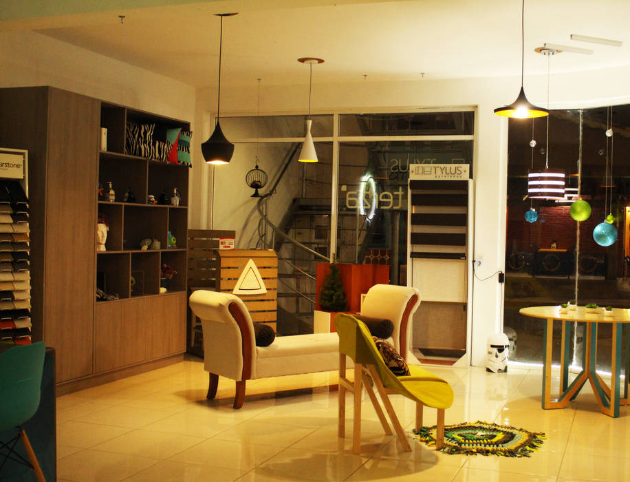 Nuestro espacio, Diseñeria 72ocho10 Diseñeria 72ocho10 Commercial spaces Solid Wood Multicolored Office spaces & stores