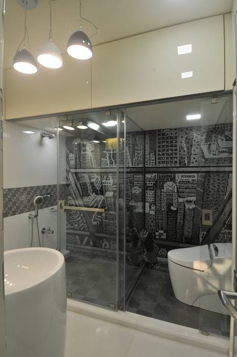 Site at Juhu, Mybeautifulife Mybeautifulife Modern bathroom