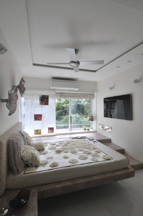 Site at Juhu, Mybeautifulife Mybeautifulife Modern style bedroom