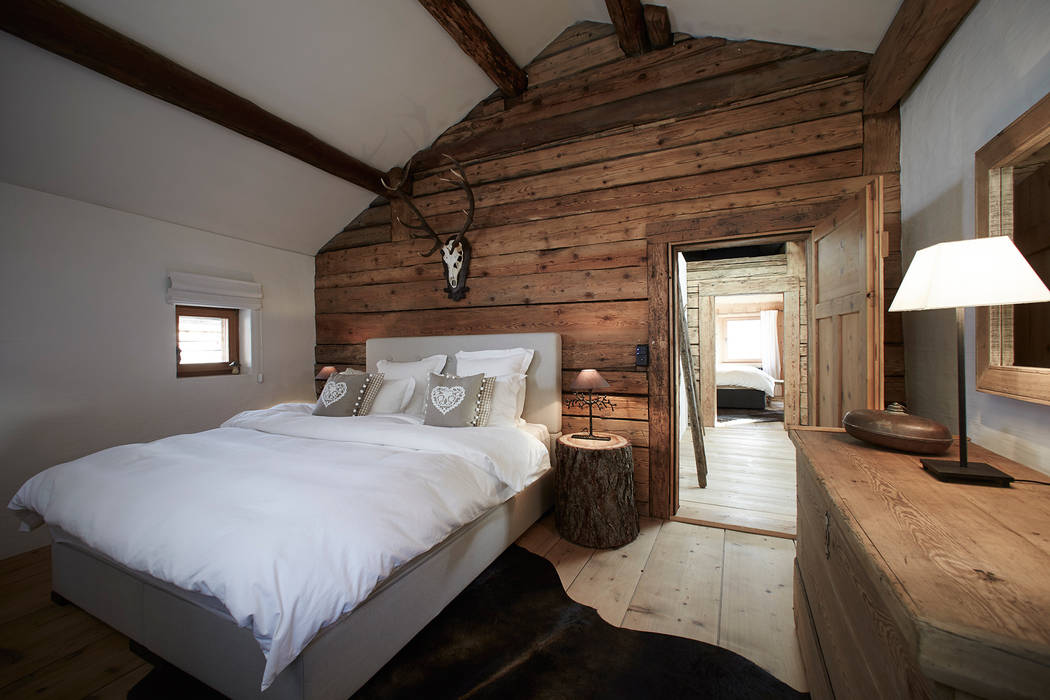 homify Chambre rustique