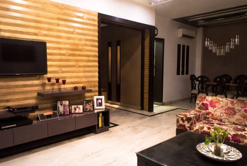 Singh Residence, Studio Ezube Studio Ezube Salon moderne