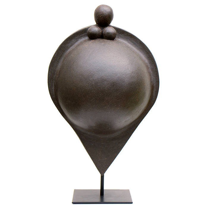 La Terre-mère Nathalie Landot ArtSculptures Céramique Noir