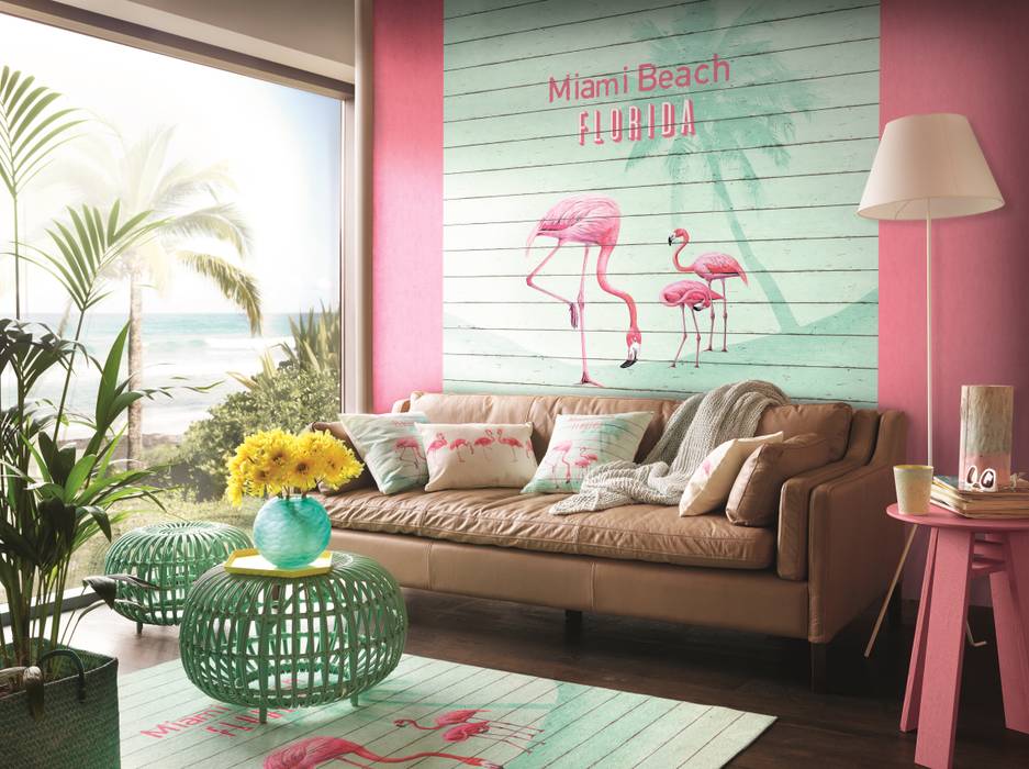 Barbara Becker imzalı yepyeni bir koleksiyon: "b.b. home passion V", HannaHome Dekorasyon HannaHome Dekorasyon Tropical style walls & floors Wallpaper