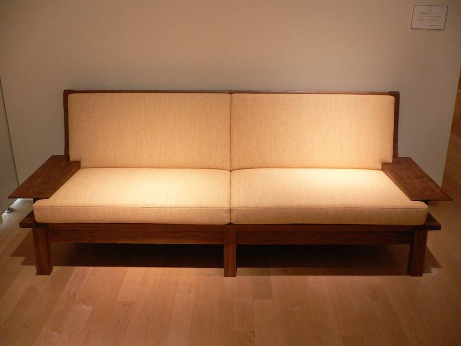 flat-sofa, Loop order furniture Loop order furniture ห้องนั่งเล่น ไม้ Wood effect โซฟาและเก้าอี้นวม