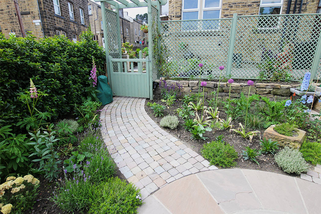 Contemporary Cottage Garden Yorkshire Gardens 庭院