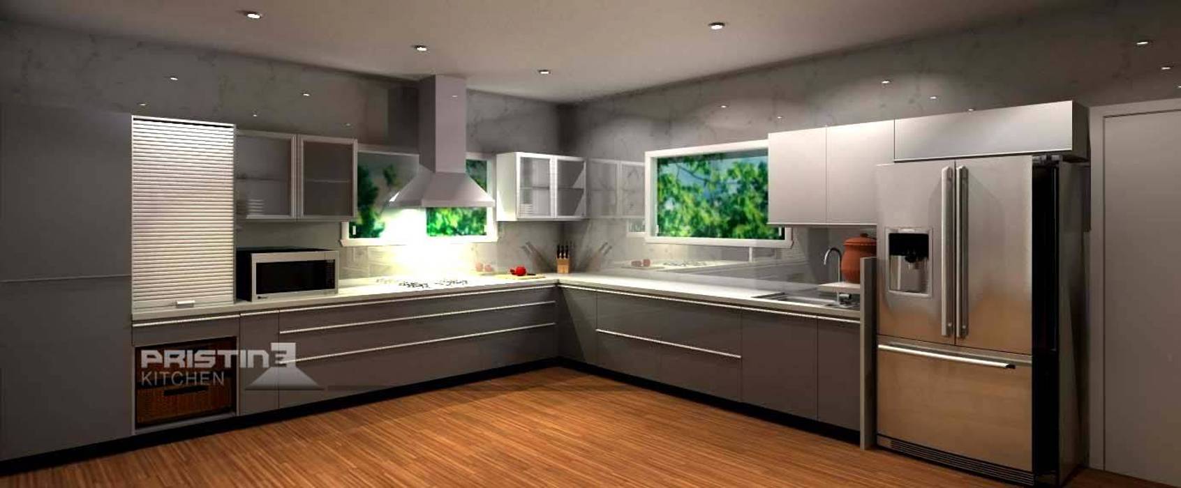 3D kitchen Designs, Pristine Kitchen Pristine Kitchen Modern kitchen