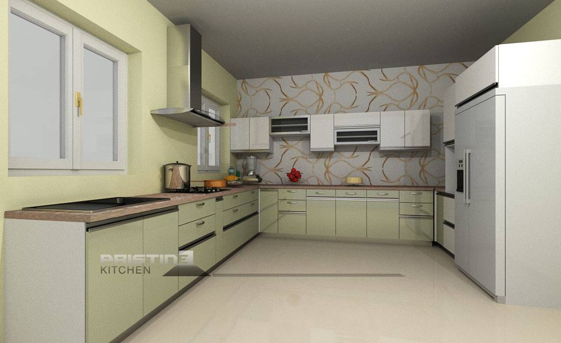 3D kitchen Designs, Pristine Kitchen Pristine Kitchen Кухня