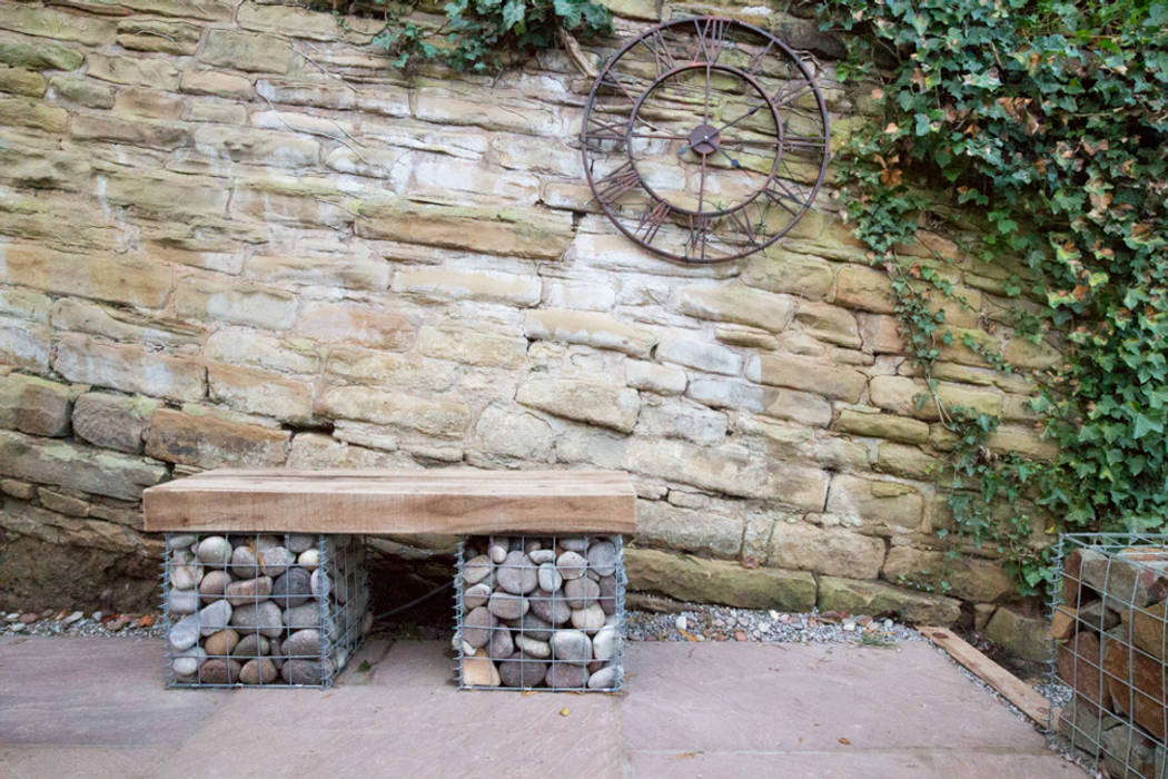 Small Garden with a Very Steep Slope Yorkshire Gardens Jardines de estilo moderno