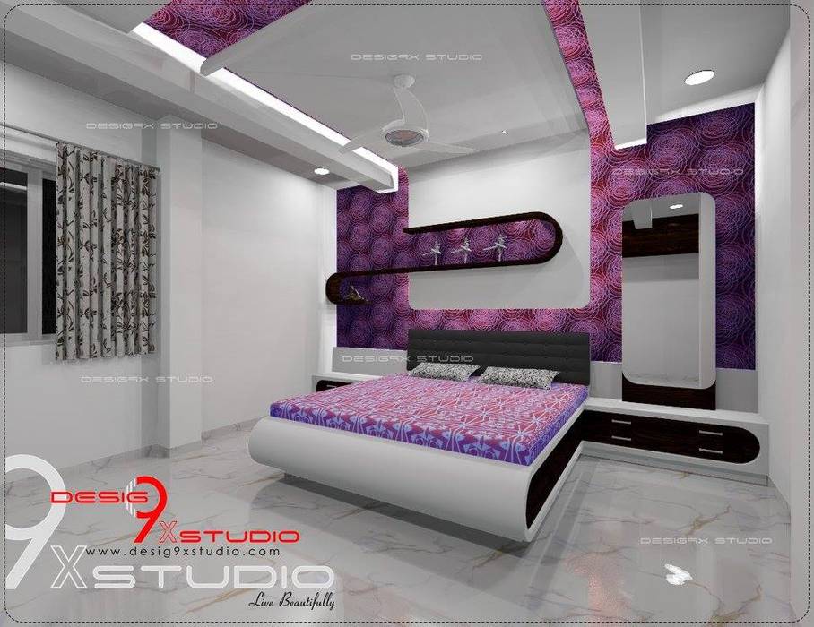 Bedroom designs, Desig9x Studio Desig9x Studio Modern style bedroom
