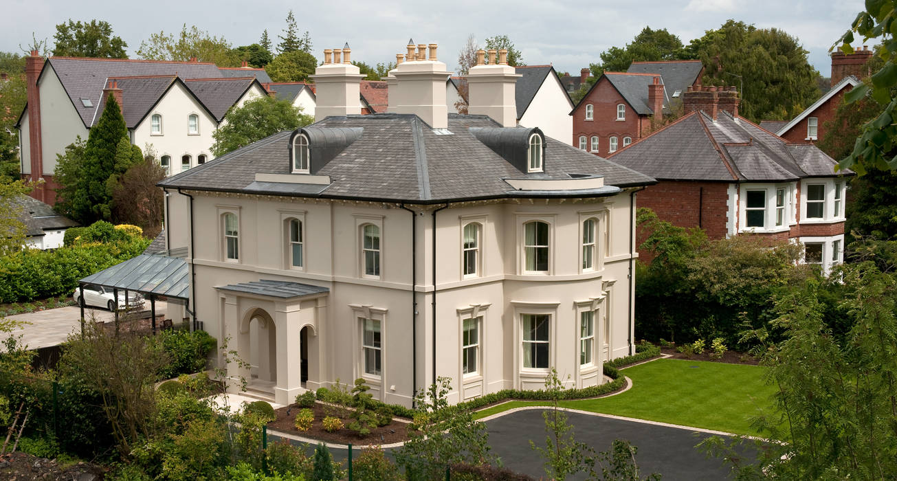 Luxury style suburban mansion classic style houses by des ewing