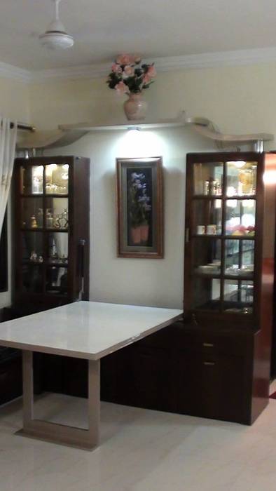 Miyapur Apartment, wynall interiors wynall interiors Modern dining room