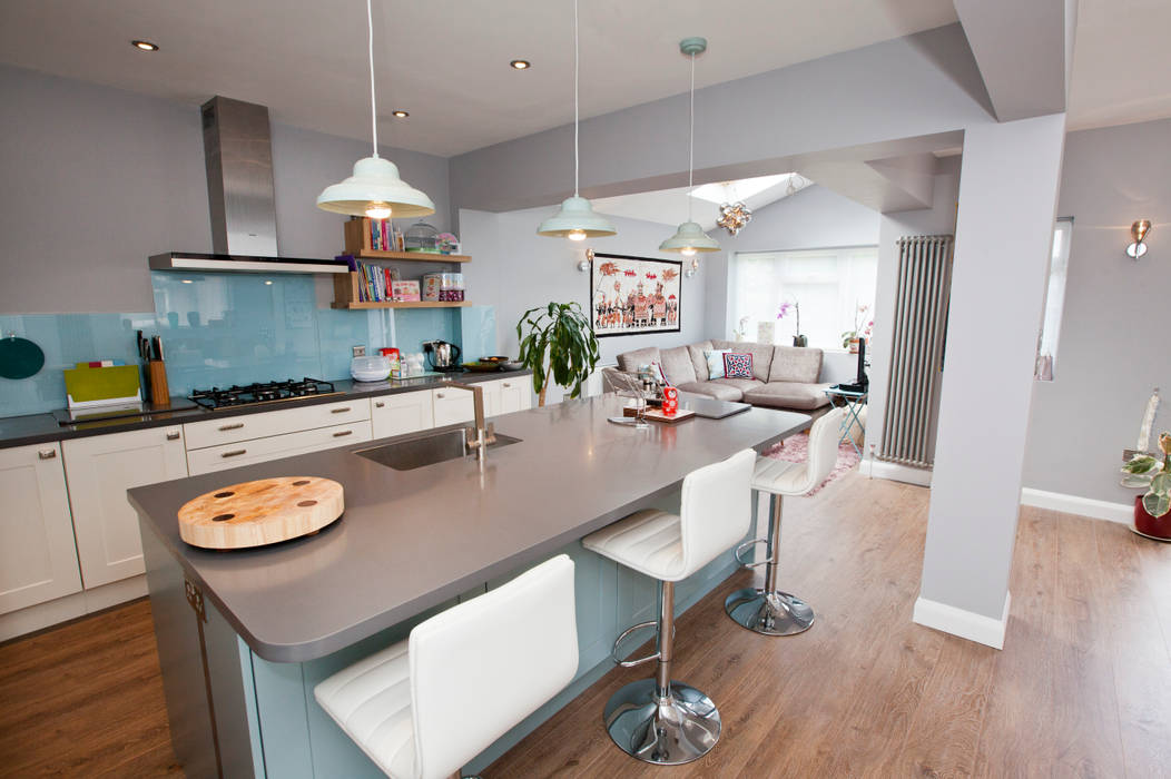 Vibrant and Modern Kitchen Extension Redesign Cuisine moderne