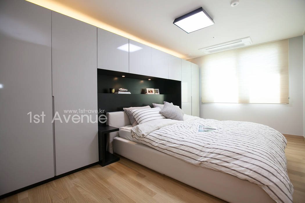 은은한 고급스러움을 표현한 녹번동 인테리어, 퍼스트애비뉴 퍼스트애비뉴 Modern style bedroom