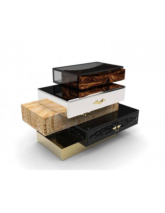 FRANK Nightstand Be-Luxus Quartos modernos Mesa de cabeceira