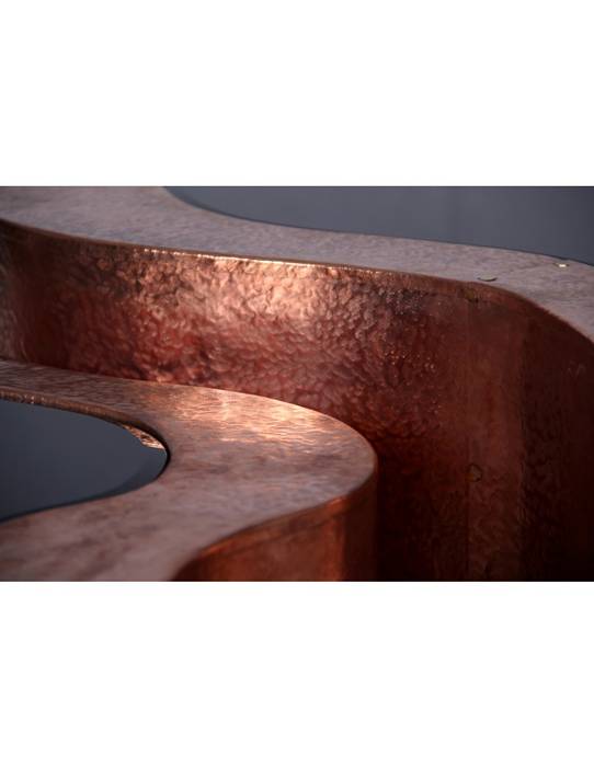 WAVE Table (Big) copper By Boca do Lobo, Be-Luxus Be-Luxus Modern living room Accessories & decoration
