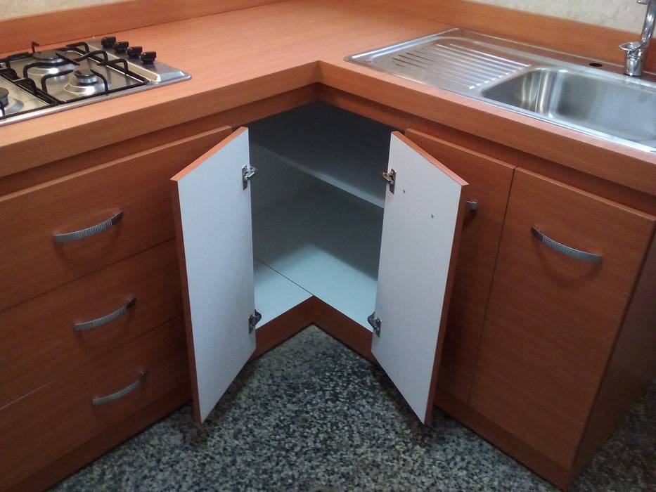 Cocina clásica contemporánea Grupo Creativo DF, C.A. Cocinas de estilo clásico Tablero DM Encimeras