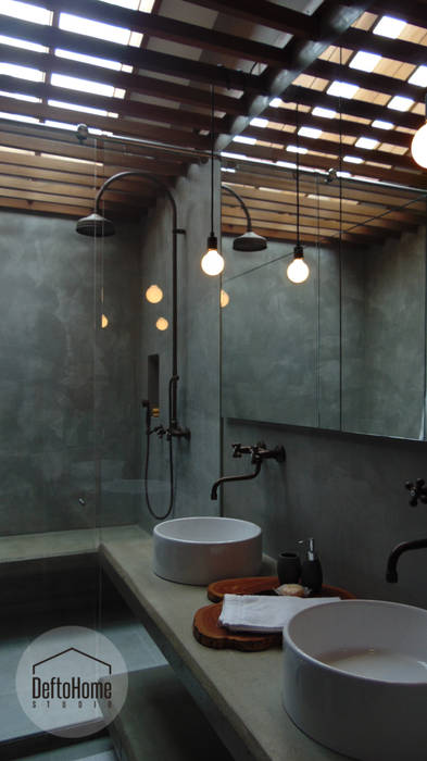 CASA DEL MOVIMIENTO, DeftoHomeStudio INC DeftoHomeStudio INC Eclectic style bathroom