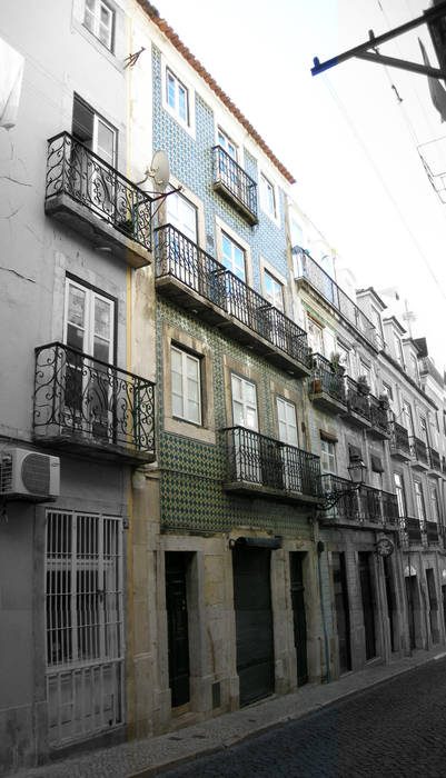 Edifício de habitação Rua do Norte 24 a 28 . Bairro Alto . Lisboa Pedro Ferro Alpalhão Arquitecto Casas modernas