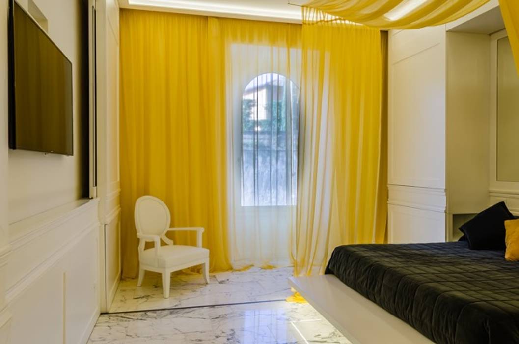 PCN LUXURY HOUSE, FAUSTO DI ROCCO ARCHITETTO FAUSTO DI ROCCO ARCHITETTO Classic style bedroom Wood Wood effect