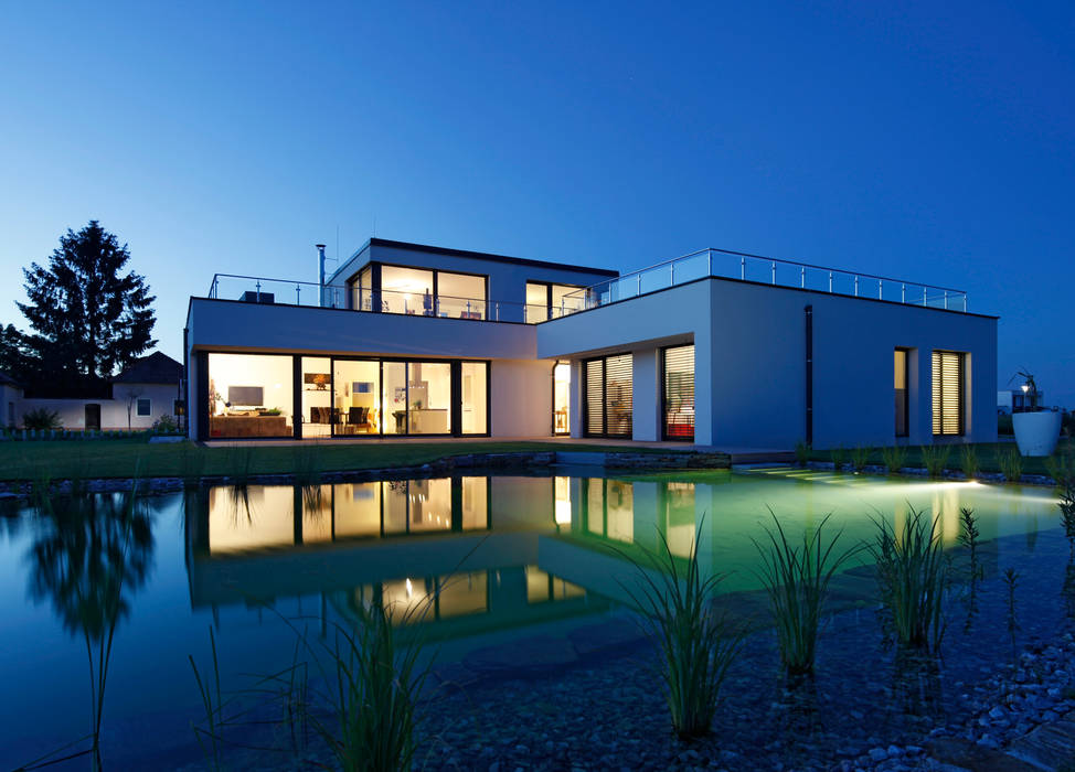 Einfamilienhaus Grafenwörth in Niederösterreich, WUNSCHHAUS WUNSCHHAUS Modern pool