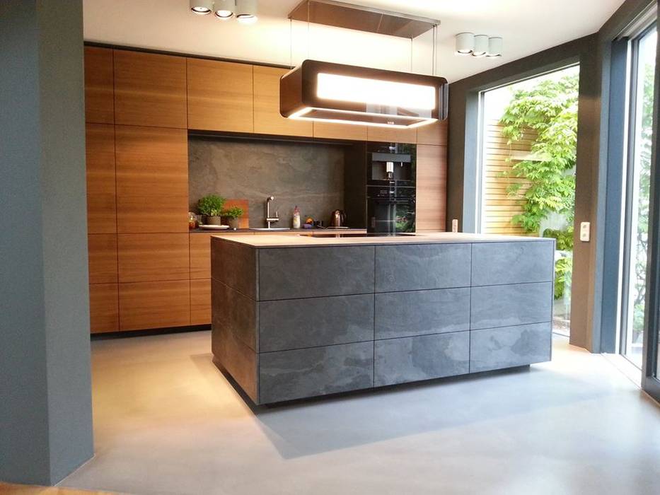 W pełni elastyczny, naturalny i lekki kamień na podkładzie z bawełny!, Slate Lite Slate Lite Modern kitchen Stone Storage