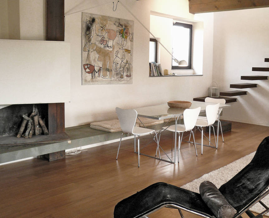 Fienile in toscana studio sarpi soggiorno moderno | homify