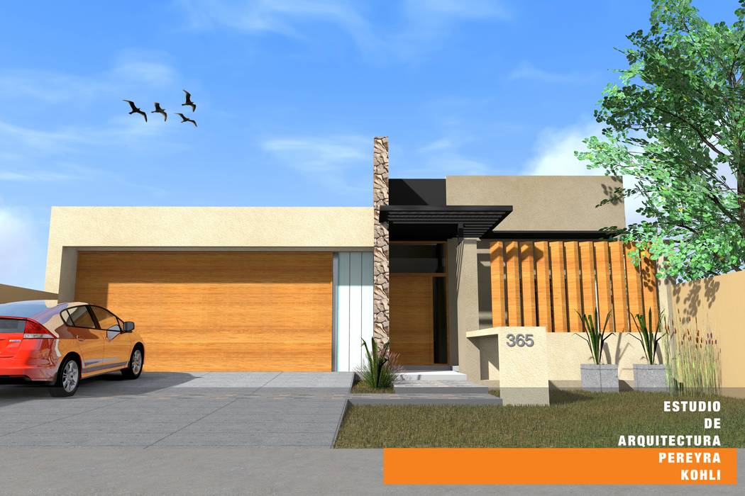 CASA GP, Estudio de Arquitectura Pereyra Kohli Estudio de Arquitectura Pereyra Kohli Casas minimalistas