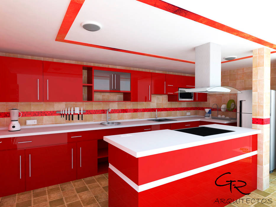 GT-R Arquitectos Cucina moderna