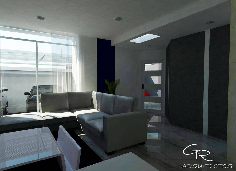House Mundos Paralelos , GT-R Arquitectos GT-R Arquitectos Modern living room